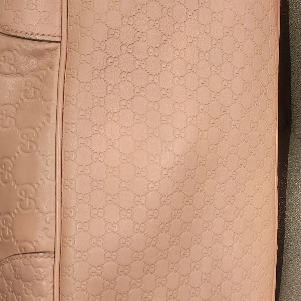 Gucci Blush Pink Embossed Tote - Picture 3 of 16